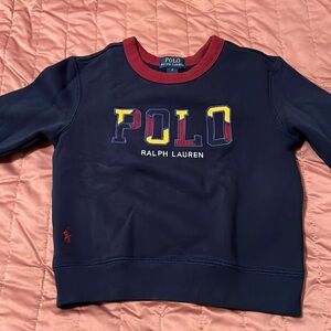 Toddler size 4T Polo Ralph Lauren sweatshirt